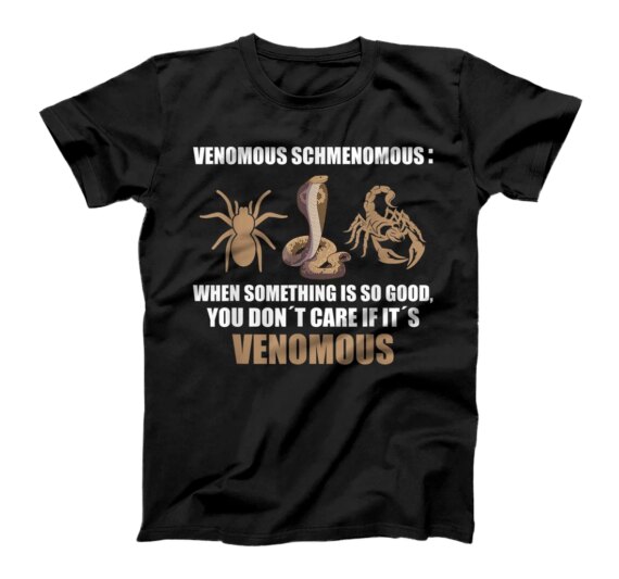 Venomous Scorpion Snake Tarantula Reptile Snake T-Shirt
