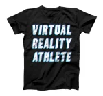 Virtual Reality ATHLETE Funny Gamer Distressed T-Shirt
