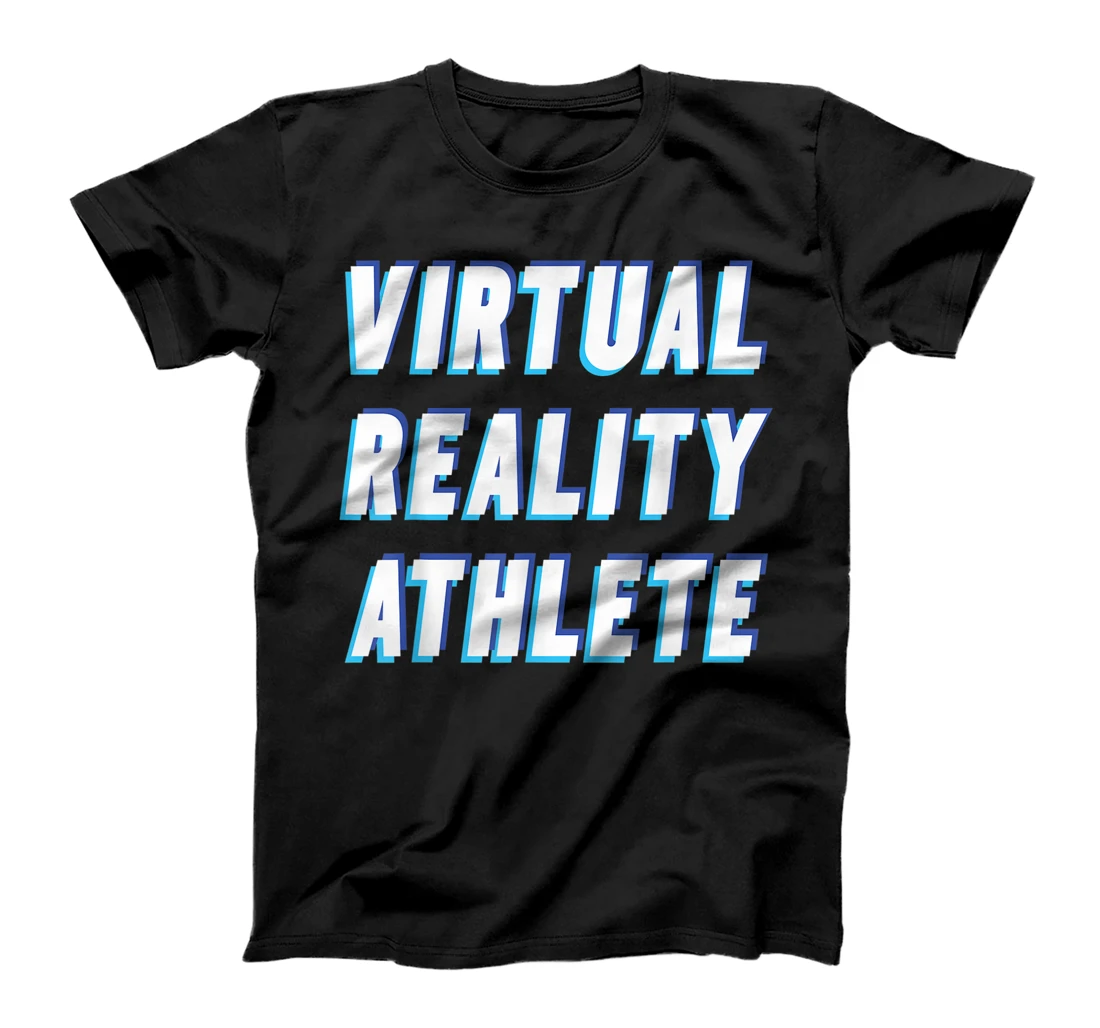 Virtual Reality ATHLETE Funny Gamer Distressed T-Shirt