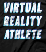 Virtual Reality ATHLETE Funny Gamer Distressed T-Shirt