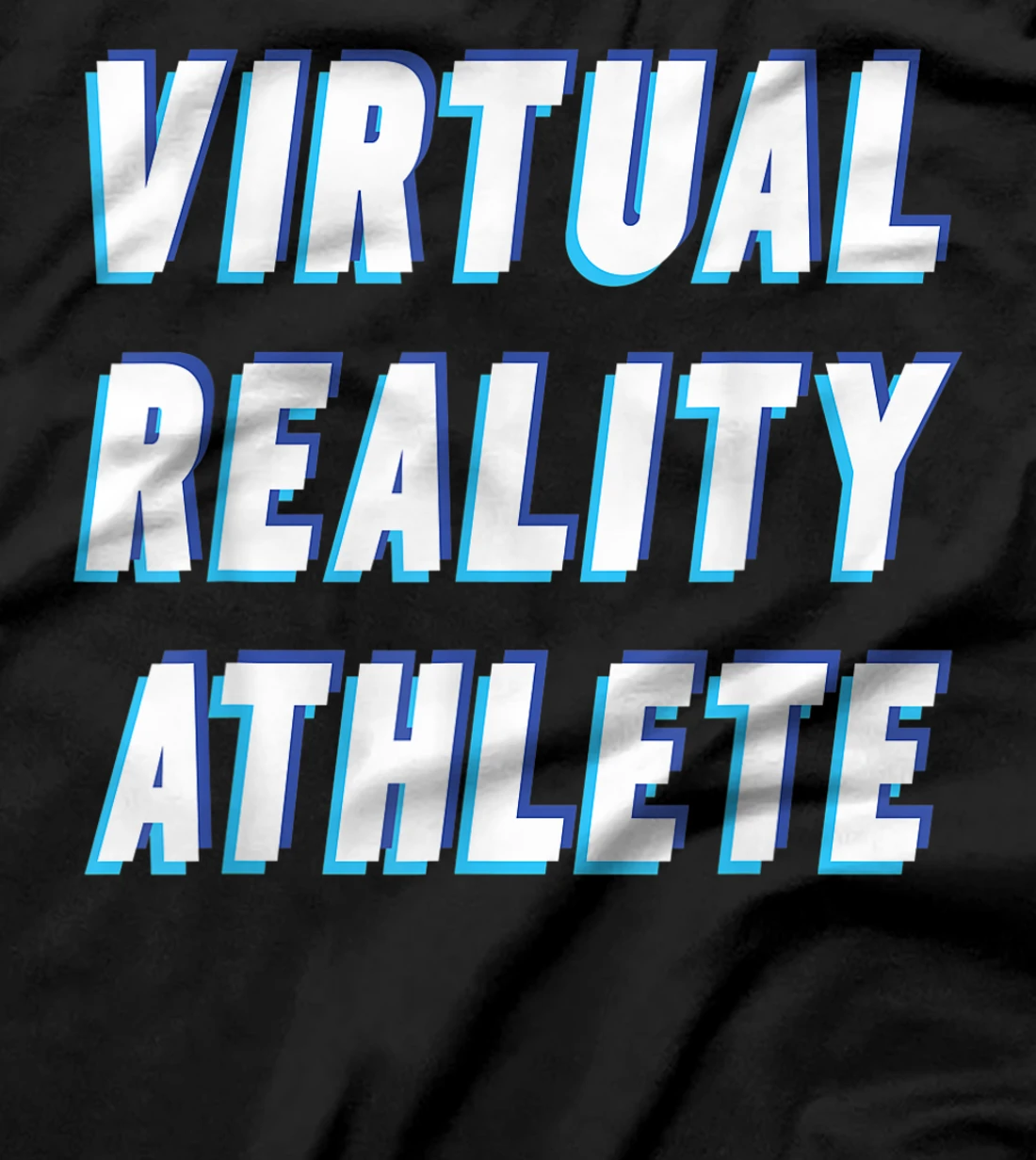 Virtual Reality ATHLETE Funny Gamer Distressed T-Shirt