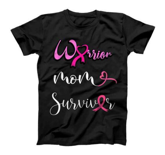 Warrior Survivor Mom Pink T-Shirt