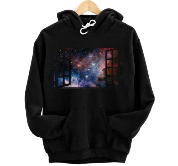 Windows to the Milky Way and distant galaxies Pullover Hoodie