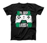  0% Irish 100% Gamer Funny St Patricks Day Gaming T-Shirt