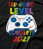  3rd Grade Level Complete 2021 Elementary School Graduation T-Shirt