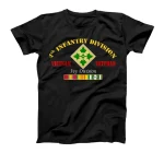  4th Infantry Division Vietnam Veteran Ivy Division Veteran T-Shirt