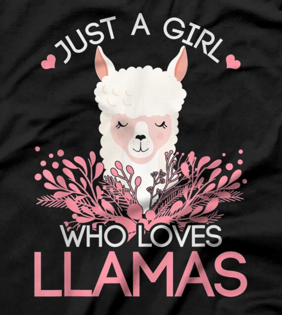  Alpaca Llama Pet Owner Girls  Gift Llama T-Shirt