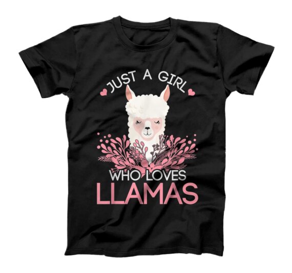  Alpaca Llama Pet Owner Girls  Gift Llama T-Shirt