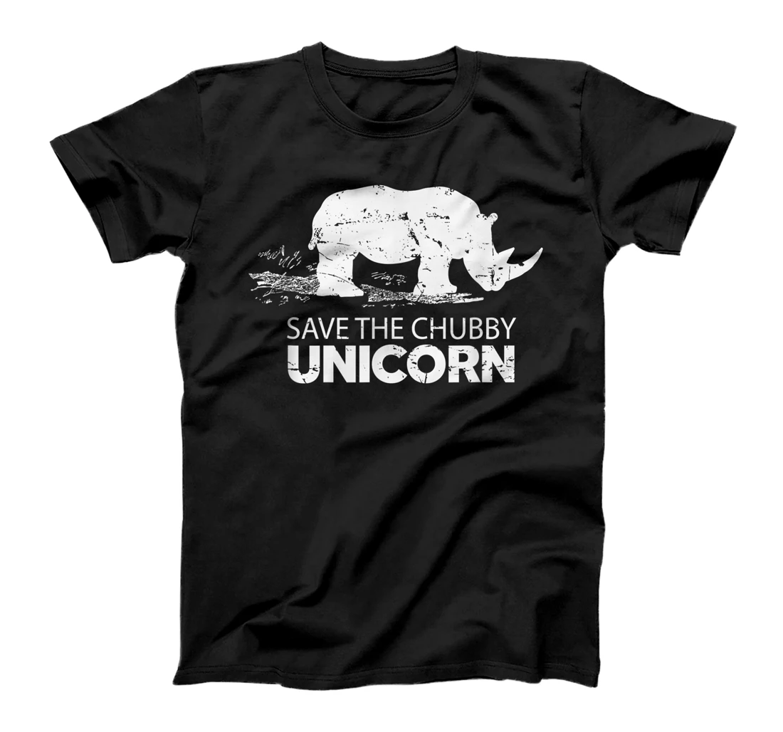  Animal Rhino Shirt Save The Chubby Unicorns Shirt Rhinoceros T-Shirt