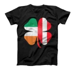  Austrian Irish Shamrock Austria Ireland St. Patrick's Day T-Shirt