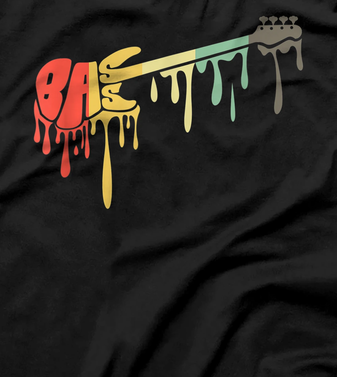  Bass Guitar Art For Guitarist Musician Bassist Player T-Shirt