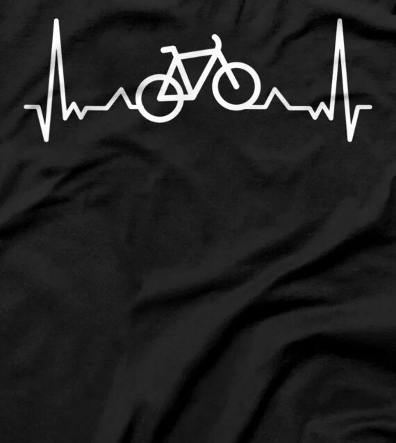  Bicycle Heartbeat Bike & Cycling Gift T-Shirt