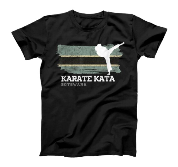  Botswana Karate Kata Martial Arts  Girls Karate T-Shirt
