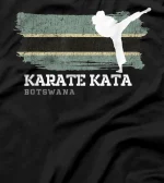 Botswana Karate Kata Martial Arts  Girls Karate T-Shirt