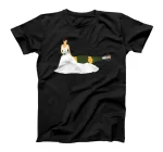  Bride Wedding Champagne Bottle Marriage T-Shirt