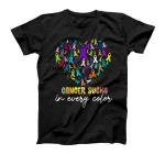  Cancer Sucks In Every Color Cancer Awareness T-Shirt