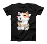  Cat Boba Bubble Tea Kawaii Cute Gift T-Shirt