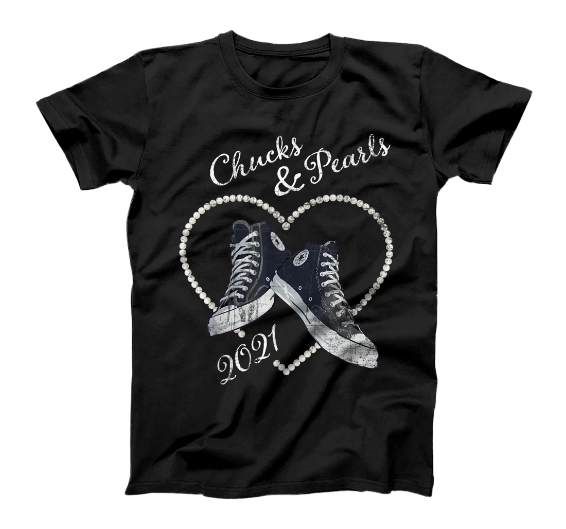  Chucks and Pearls 2021 Dark Heart Gift T-Shirt