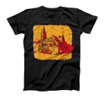  Church Religious Building Christian Catholic Believer Jesus T-Shirt