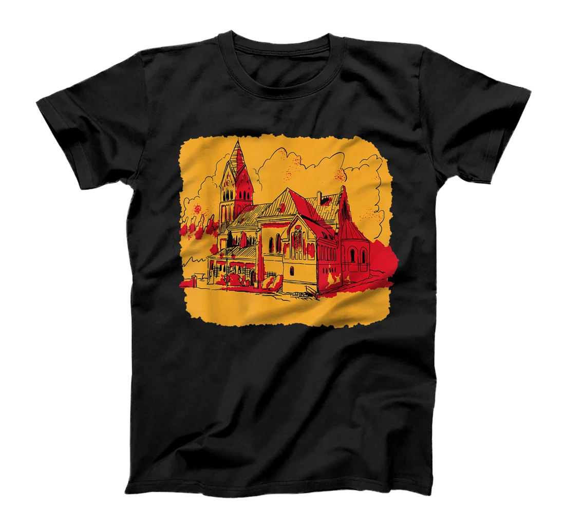  Church Religious Building Christian Catholic Believer Jesus T-Shirt