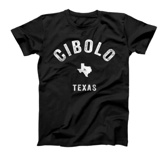  Cibolo Texas TX Vintage 70s Athletic Sports Design T-Shirt