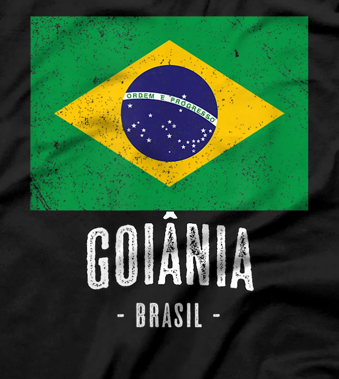  City of Goiânia Brazil | BR Brazilian Flag Merch - Graphic T-Shirt