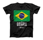  City of Goiânia Brazil | BR Brazilian Flag Merch - Graphic T-Shirt