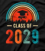  Class Of 2029 Senior Graduation 2022 Teacher & Student Gifts T-Shirt