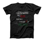  Cooking Gift I Love To Cook WIth Wine Chef T-Shirt