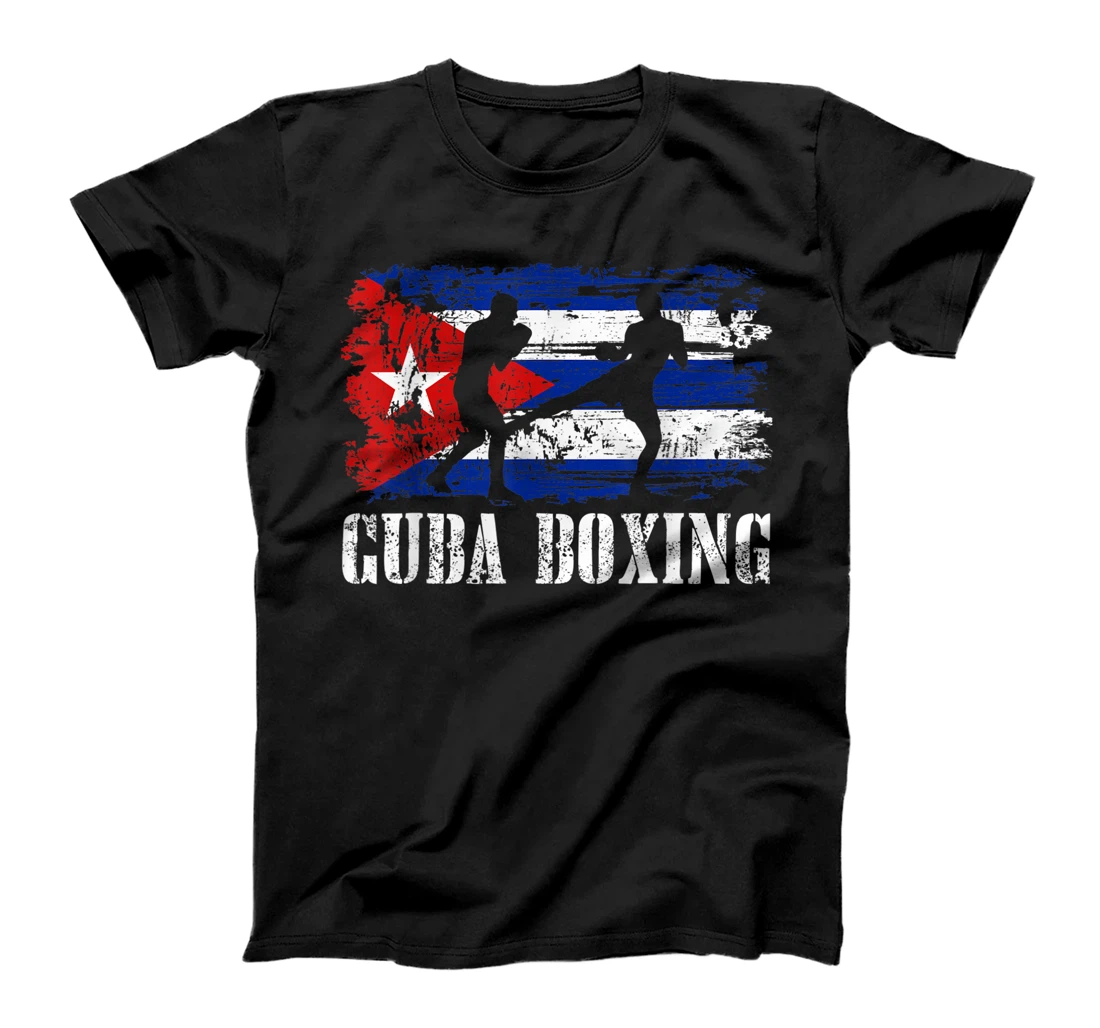  Cuba Boxing Funny Boxing Coach Training Gift T-Shirt