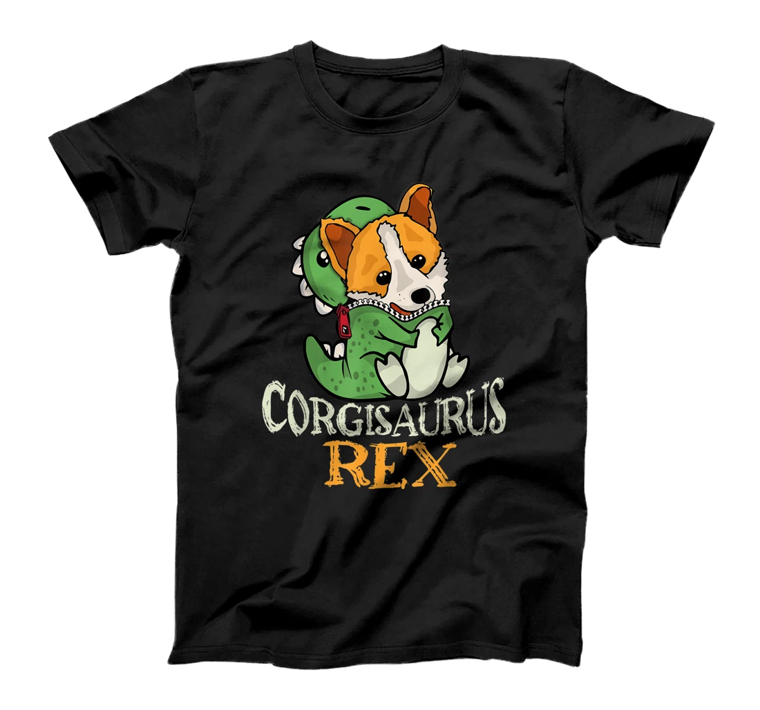  Cute Corgi Dinosaur Trex Dog Owner Dog Lover Corgi T-Shirt