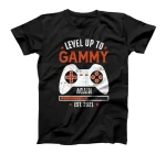  Distressed Level up to Gammy Again Est. 2021 Shirt Gamer Mom T-Shirt