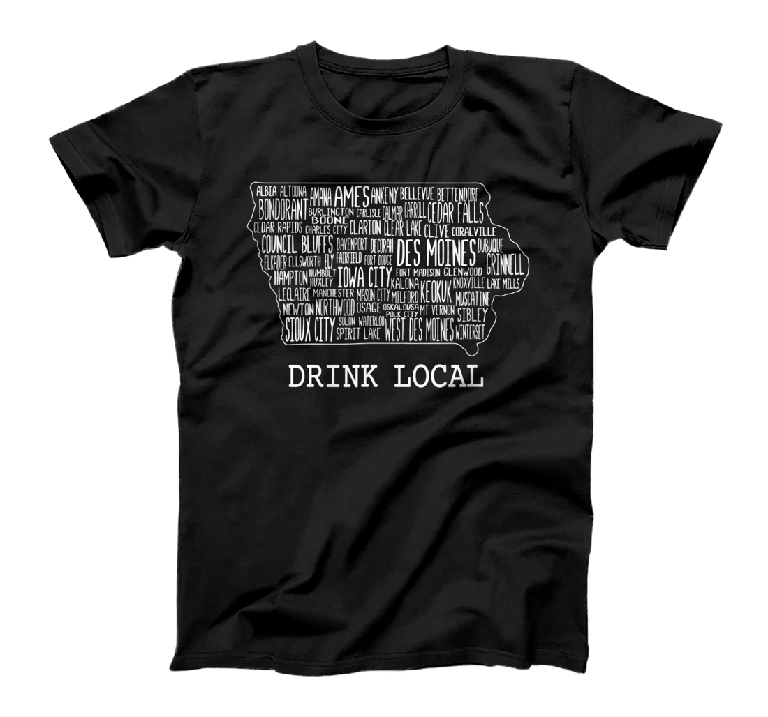  Drink Local Iowa Craft Beer T-Shirt