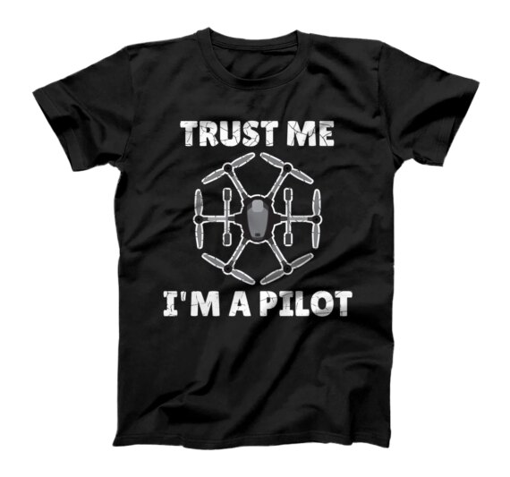  Drone Pilot Camera Flubobjekt Flying T-Shirt