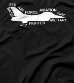  F16 plane viper pilot military fighter air force aviation T-Shirt