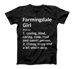  FARMINGDALE GIRL NY NEW YORK Funny City Home Roots Gift T-Shirt