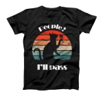  Funny Cat Drinking Wine People? I'll Pass. T-Shirt