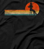  Funny Flute Player Flutist Flute Girl Retro Vintage T-Shirt