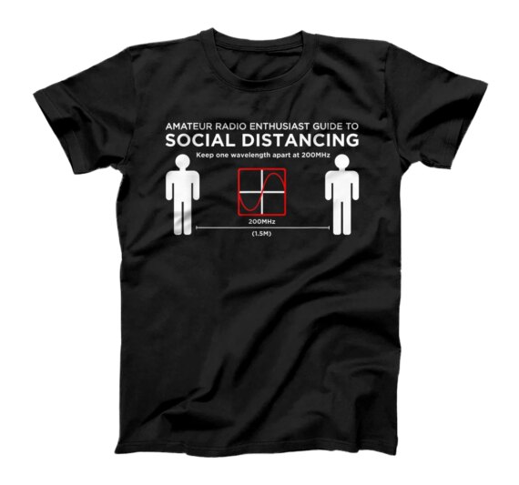  Funny Ham Radio Morse Code CB Radio Nerdy Geek CW Operator T-Shirt
