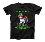  Funny St Patricks Day 5th grade Squad Unicorn Lucky Shamrock T-Shirt