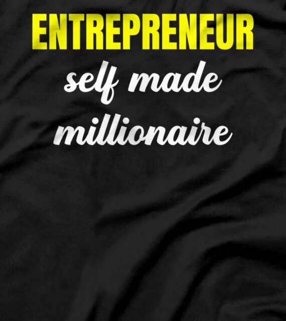 Future Millionaire Funny Self Employed Entrepreneur Graphic T-Shirt