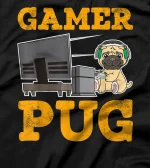  Gamer Pug Gaming Pug Video Game T-Shirt