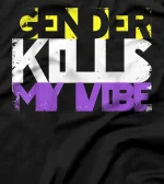  Genderfluid Agender LGBT Funny Third Gender Non Binary T-Shirt