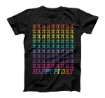  Happy Pi Day 3.14 Colorful Rainbow Math Teacher Mathematics T-Shirt