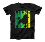  Happy St Patrick's Day Poodle Dog Lucky Vintage Shamrock T-Shirt