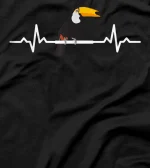  Heartbeat Toucan Bird Jungle Gift T-Shirt
