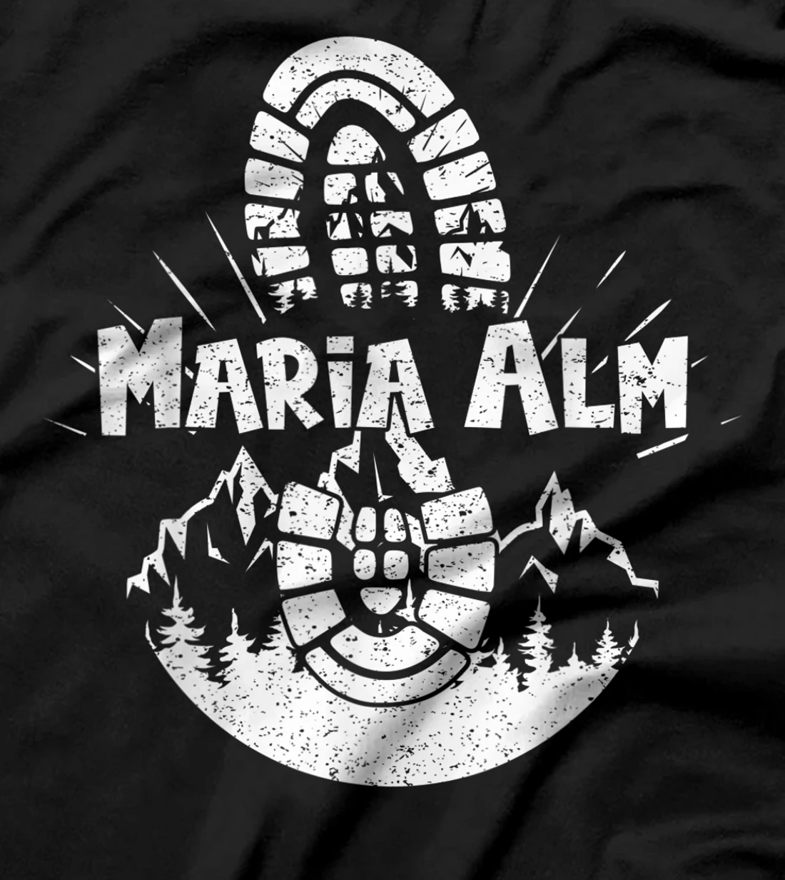  Hiker Maria Alm Salzburger Land Austria Vacation T-Shirt