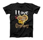  I Love Being Called Grammy Leopard Sunflowers T-Shirt