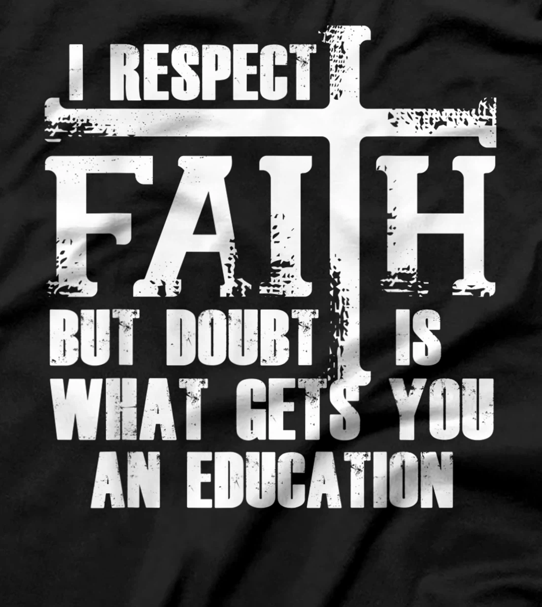  I Respect Faith Christian Pray Faith Religious Gift T-Shirt