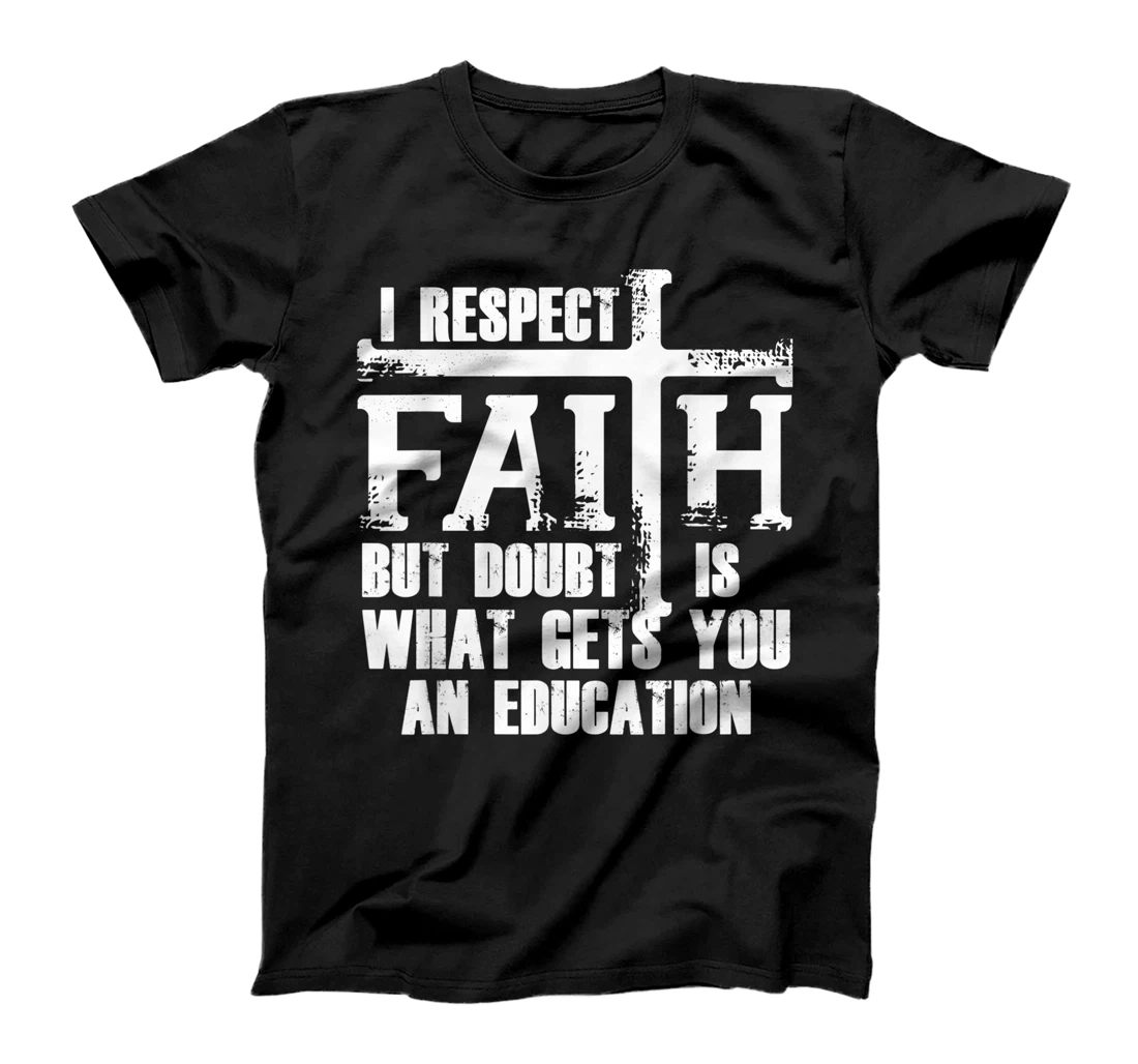  I Respect Faith Christian Pray Faith Religious Gift T-Shirt